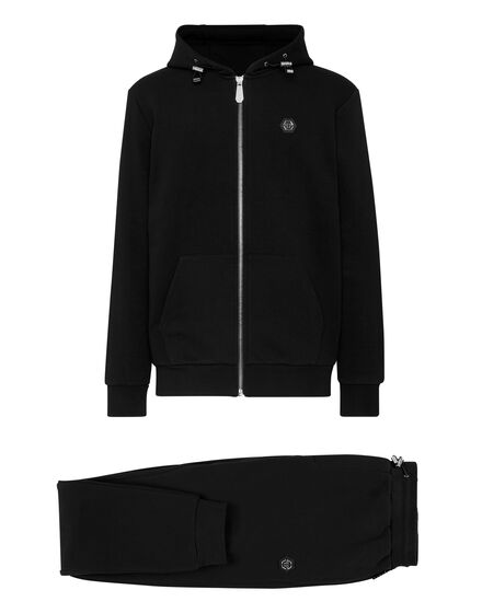 Tracksuit Top/Trousers Stones Skull and Plein