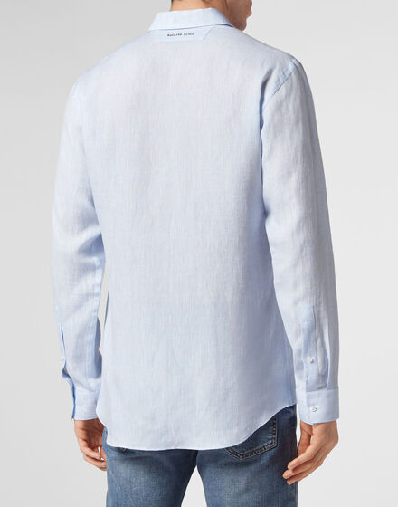 Shirt Playboy Cut LS Skull&Bones