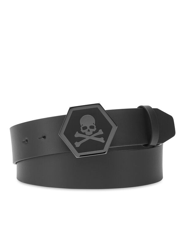 Leather Belt Skull