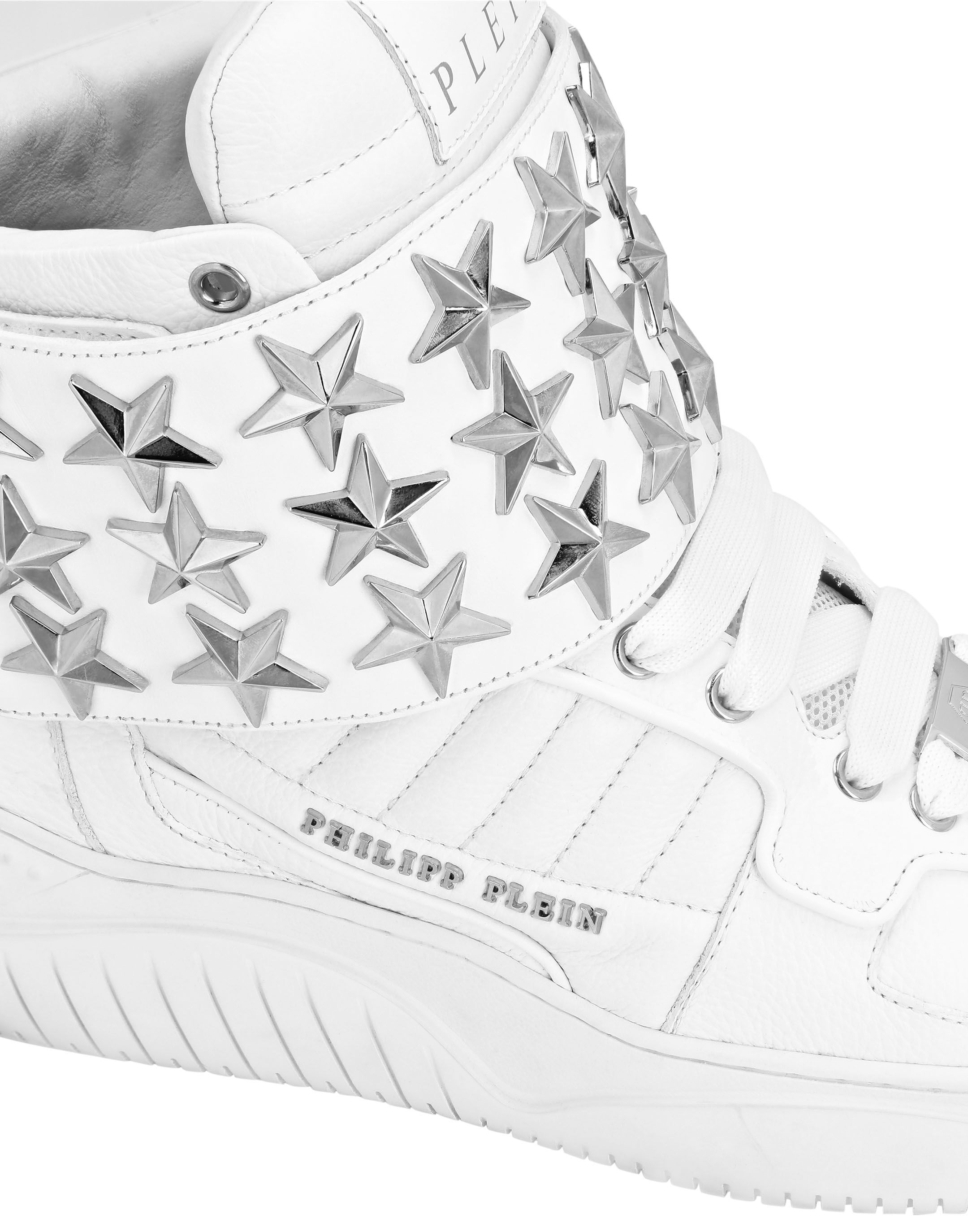 Thunder Hi Top Sneakers Stars Philipp Plein Outlet