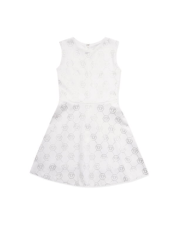 Duchesse Doll Midi Dress Strass Monogram