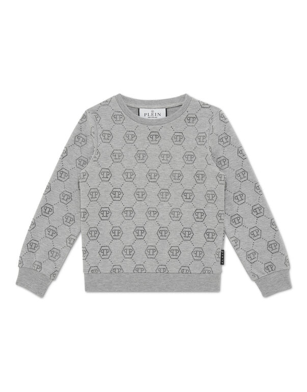 Sweatshirt LS Strass Monogram