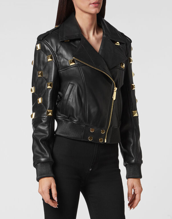 Leather Bomber