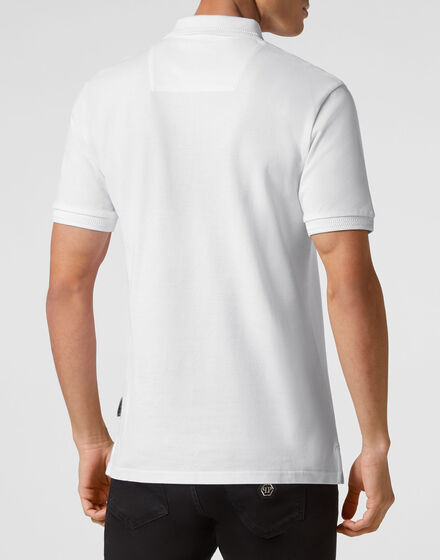 Slim Fit Piquet Polo Shirt SS Gothic Plein