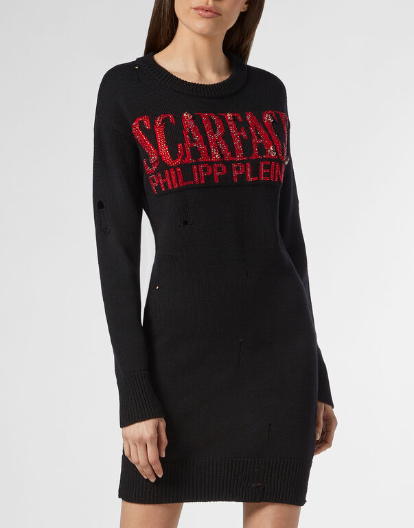 Pullover Round Neck LS Scarface