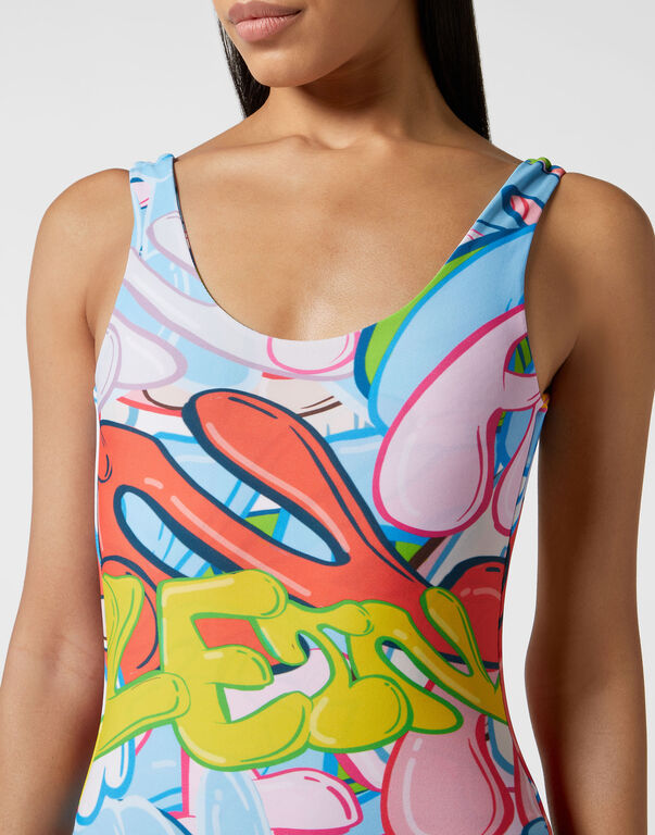 Monokini Bombing Graffiti