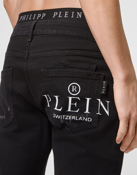 Denim Trousers Straight Cut Supreme Iconic Plein