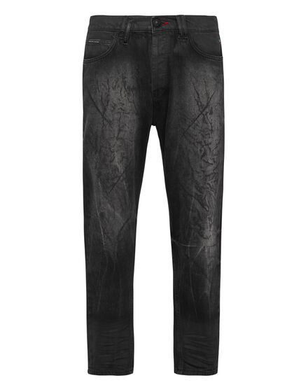 Denim Trousers Carrot Fit Iconic Plein