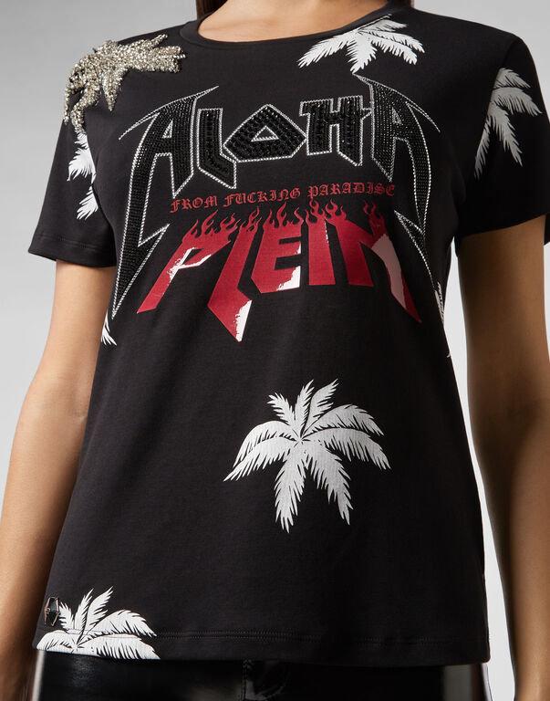 T-shirt Round Neck SS Aloha Plein