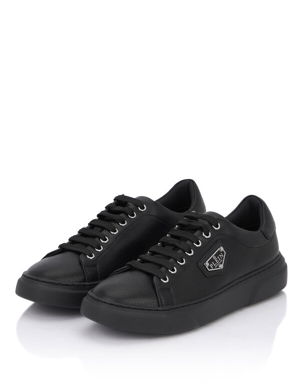 Leather Lo-Top Sneakers Iconic Plein