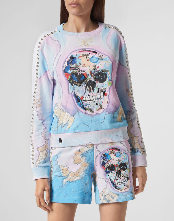 Sweatshirt LS Skull