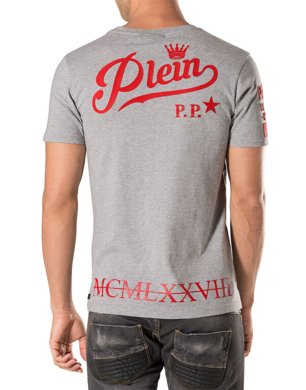 T Shirt Round Neck Ss Lion Roar Philipp Plein