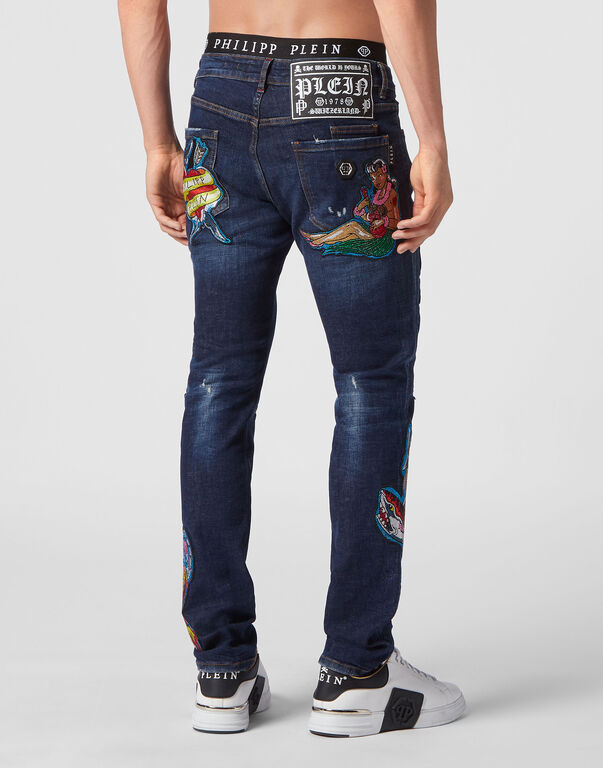 Denim Trousers Super Straight Cut Hawaii