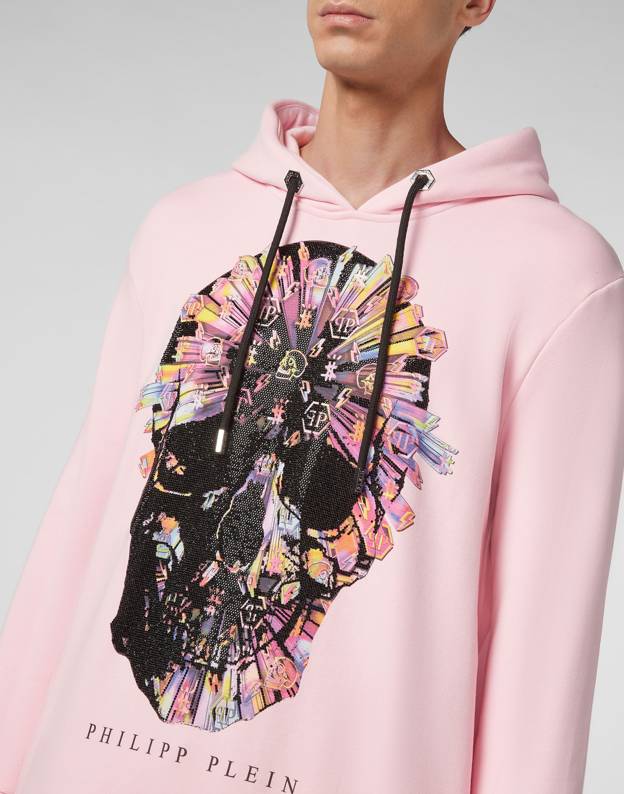 Hoodie sweatshirt Colorful Skull