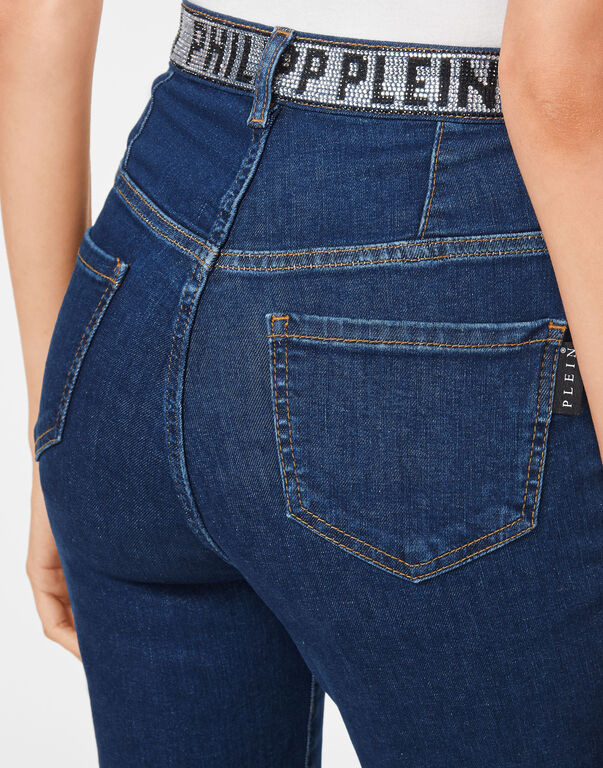 Denim Super High Waist Jegging Philipp Plein TM
