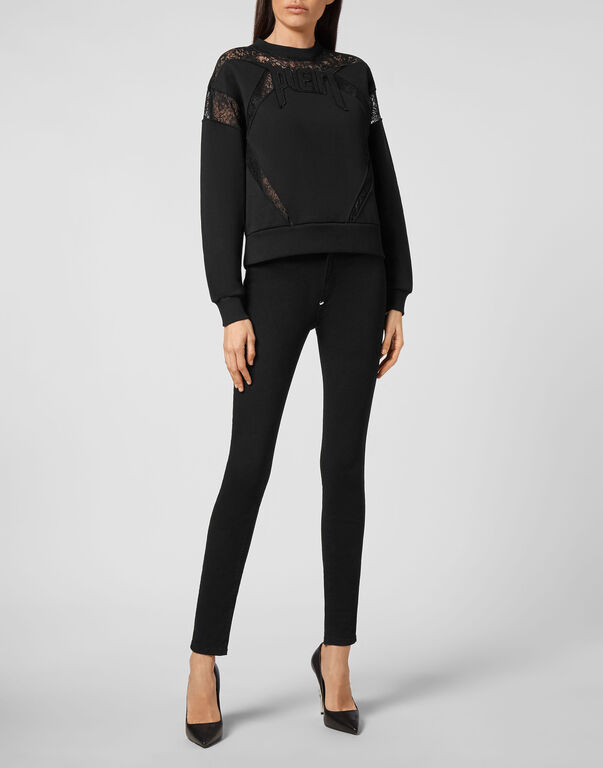 Sweatshirt LS Lace