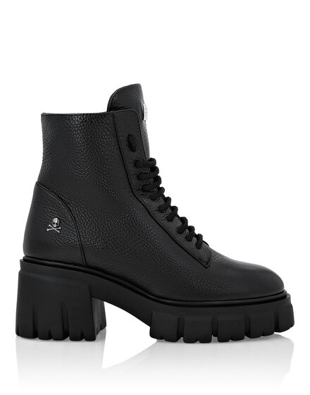 Leather Boots  with shearling inside Iconic Plein