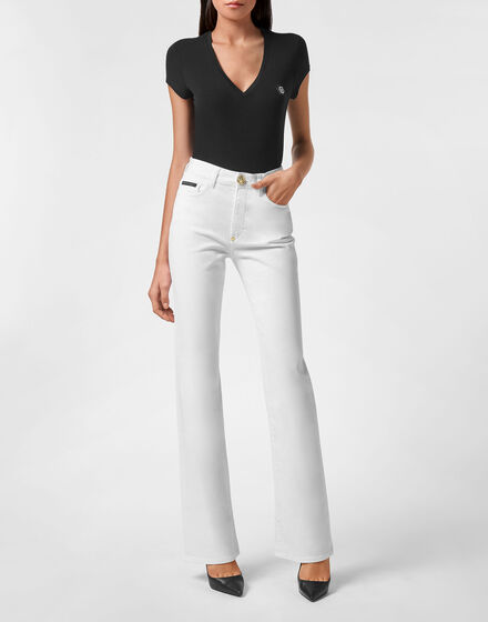 High-Waisted Flare Jeans