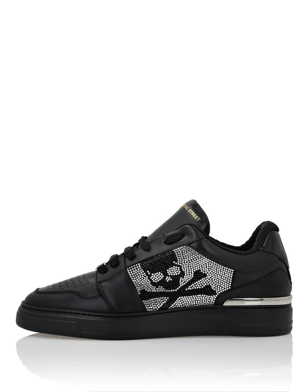 Lo-Top Crystal Leather Sneakers Skull&Bones