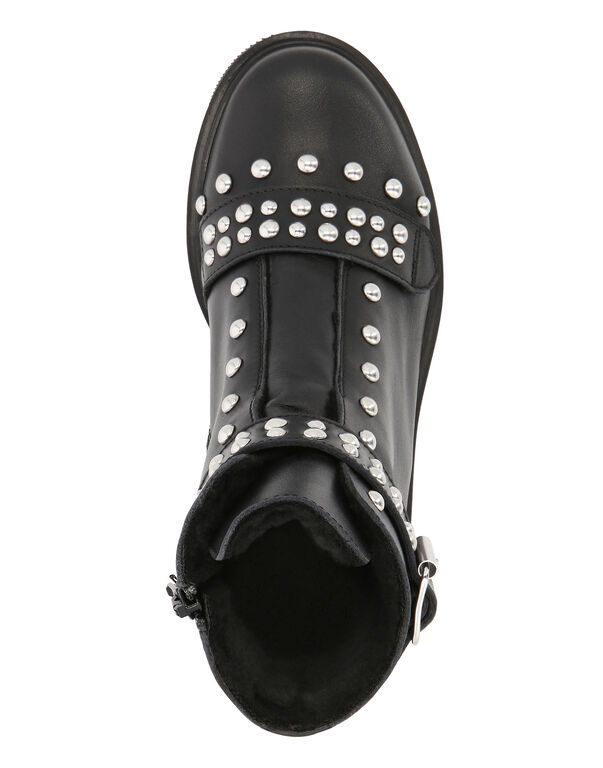Boots Low Flat "Studs"