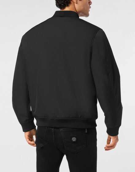Nylon Bomber Jacket Nylon Bomber Jacket
