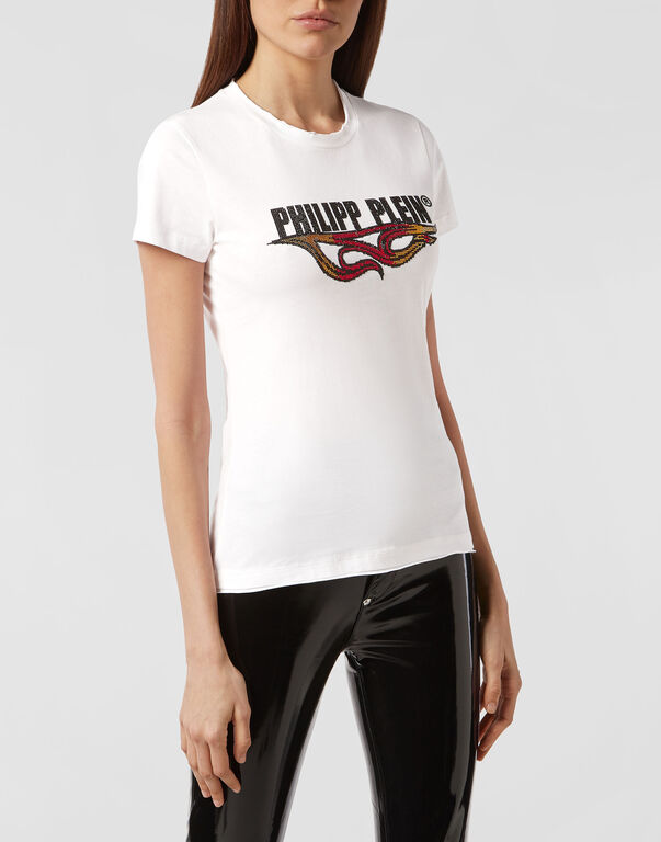 T-shirt Round Neck SS Destroyed