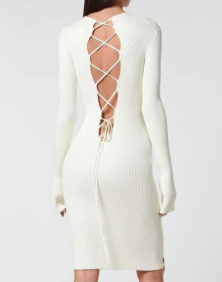 Knit Midi Criss Cross Dress
