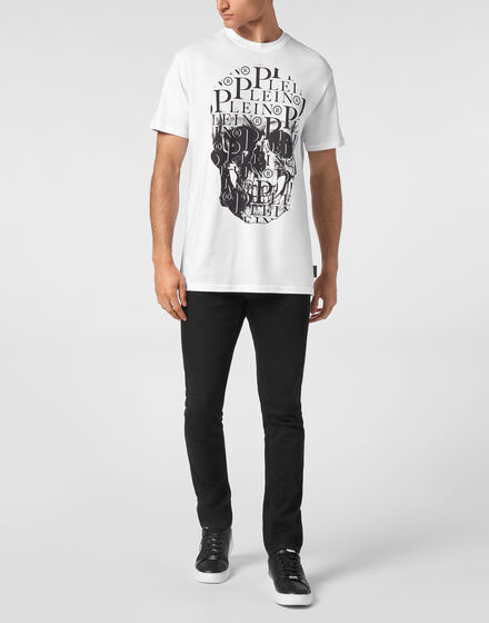 T-shirt Round Neck SS Print Skull