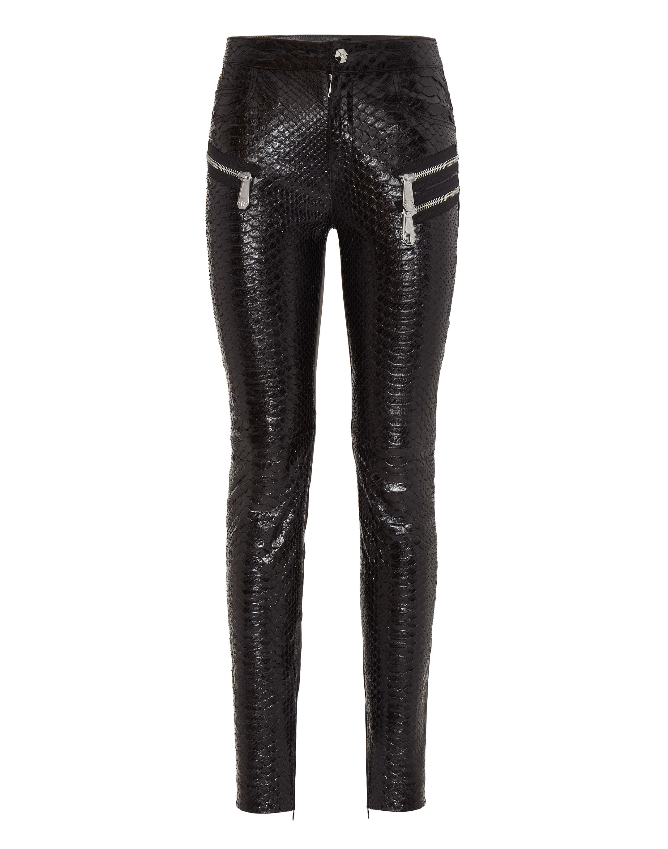 Long leather trousers online