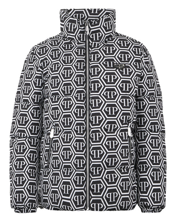 Nylon Puffer Jacket Monogram