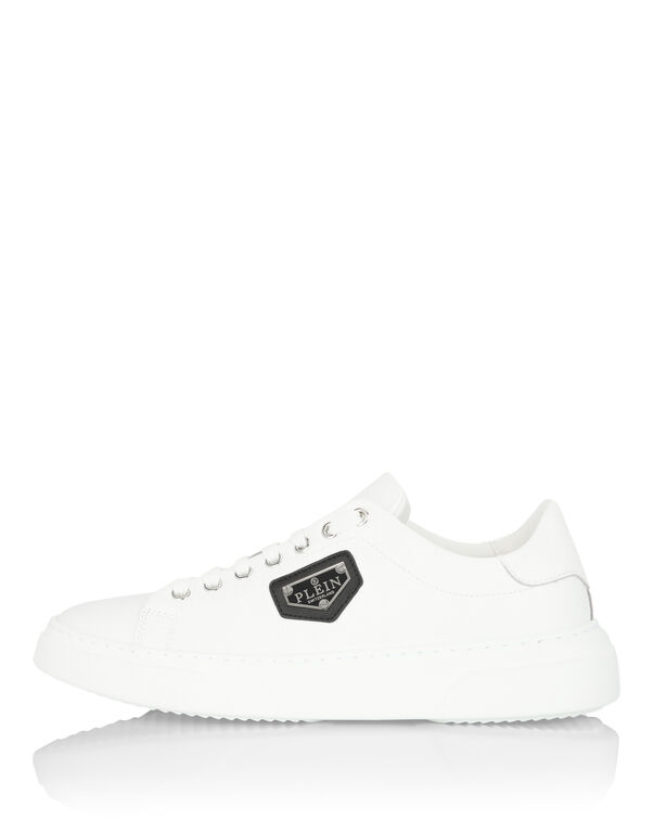 Leather Lo-Top Sneakers Iconic Plein