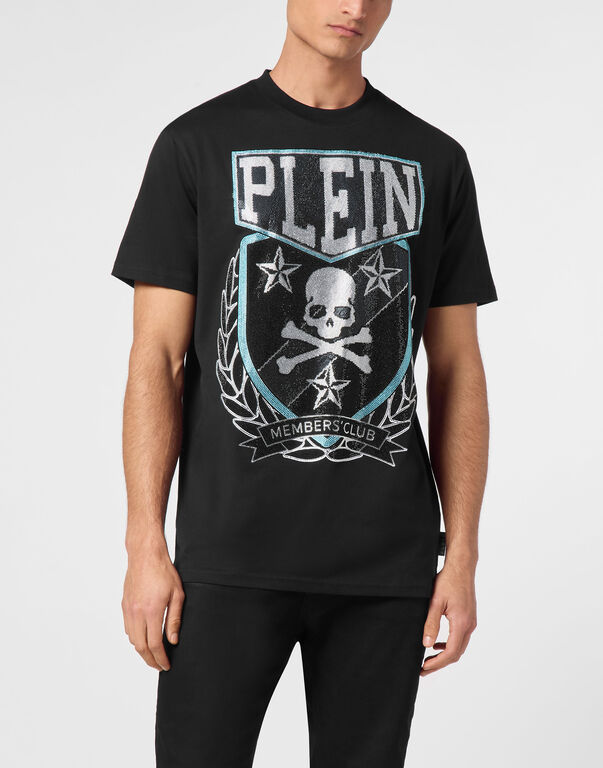 T-shirt Round Neck SS With Patch Skull&Bones