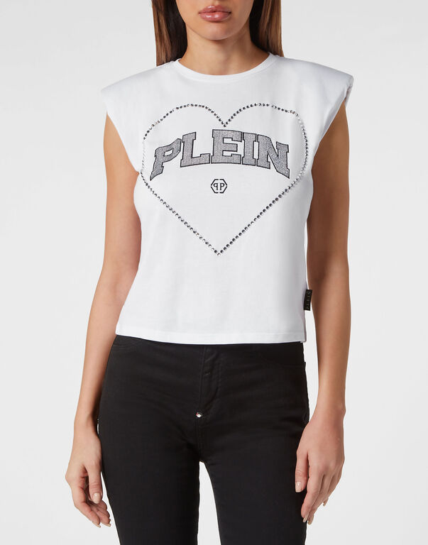 Strass Tank top Heart