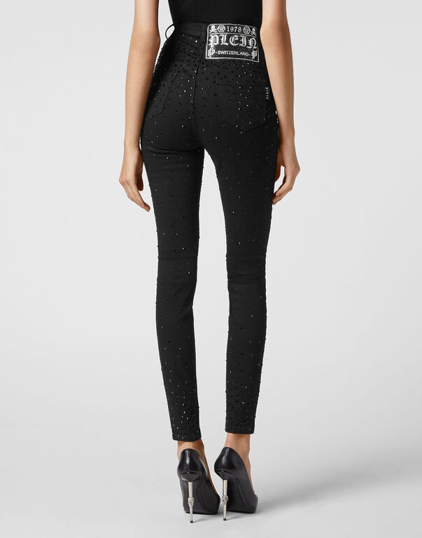 Denim Super High Waist Jegging Crystal Rain