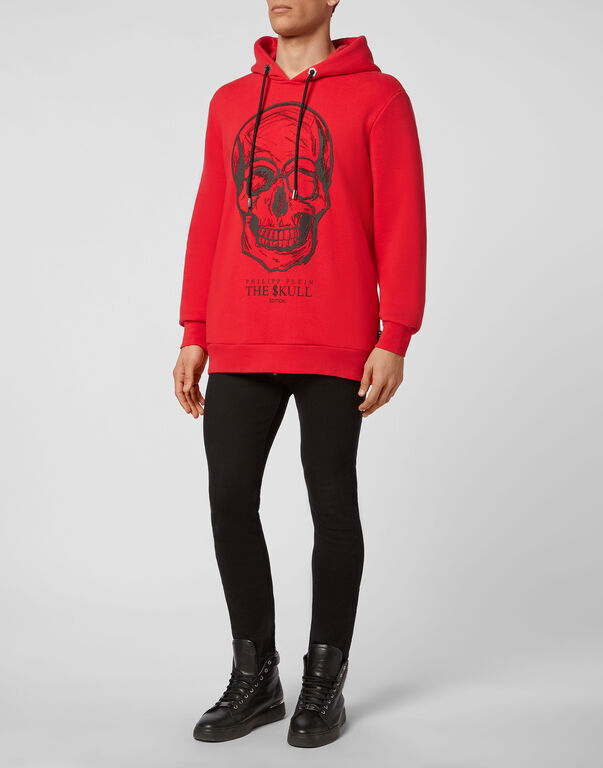 Hoodie sweatshirt print Skull