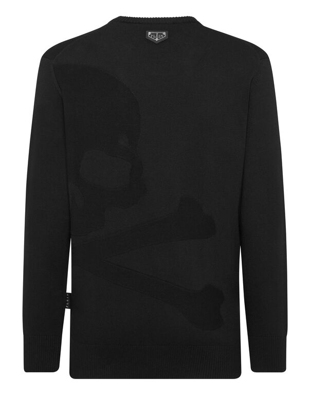 Knitted Pullover Round Neck LS Skull&Bones