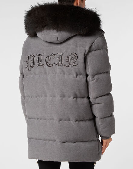 Down Jacket WIth Fur Hood