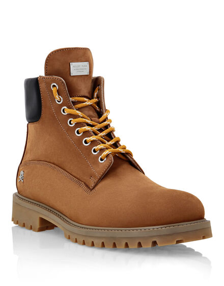 Nabuk Boots Low Flat