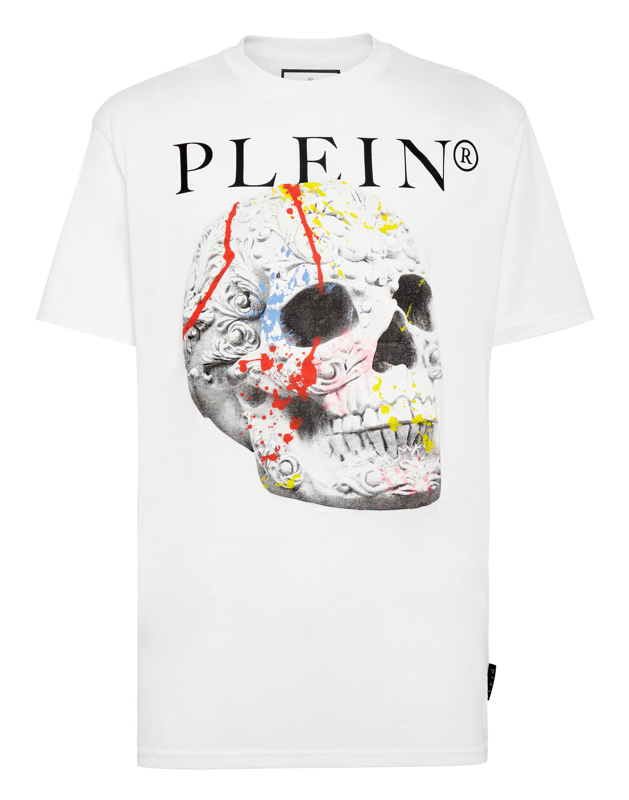 Tシャツ・カットソー Philipp Plein SACC MTK6140 PJY002N ROUND NECK SKULL T-shirt SACC-MTK6140-PJY002N_01_sf.jpg