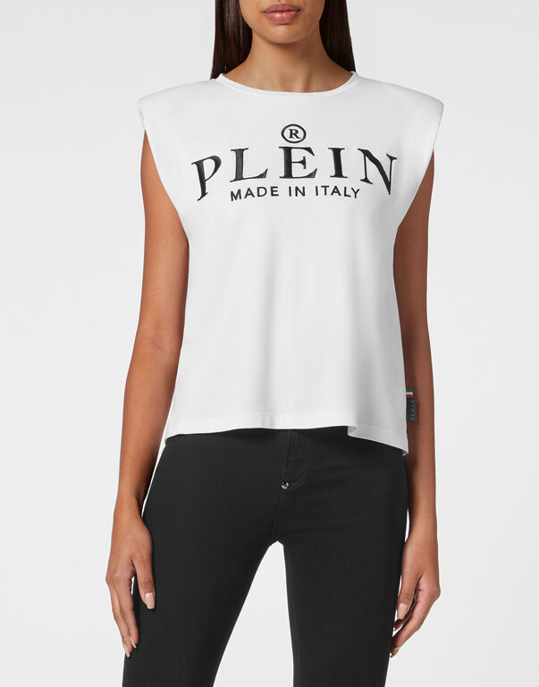 Tank Top Padded Shoulder Philipp Plein TM