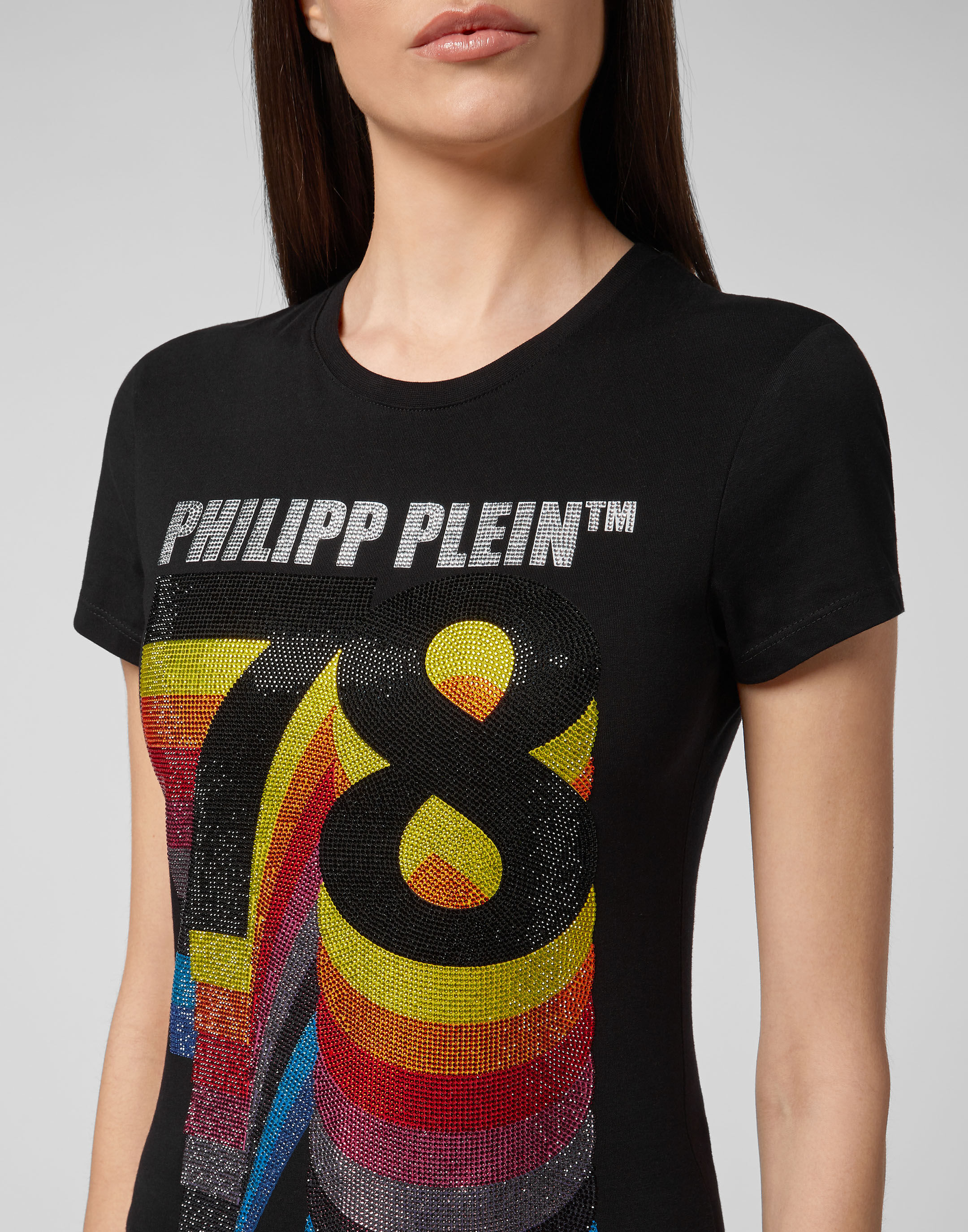 PHILIPP PLEIN Tシャツ ラウンドネック SS PP1978 T-shirt Round Neck SS Vintage PP1978 | Philipp Plein Outlet