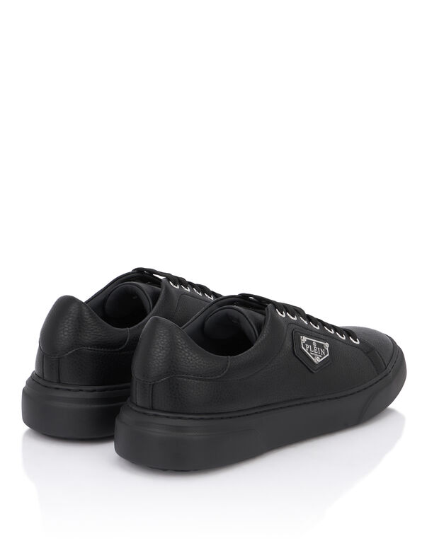Leather Lo-Top Sneakers Iconic Plein