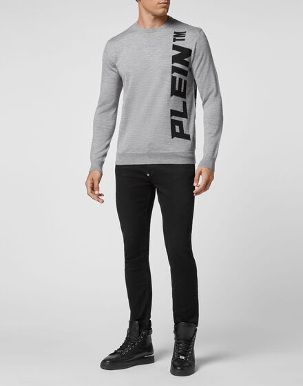 Wool Pullover Round Neck LS