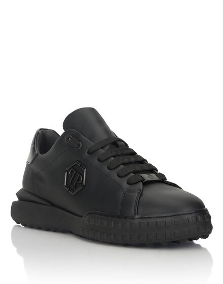 Nappa Leather Low-Top Sneakers Hexagon