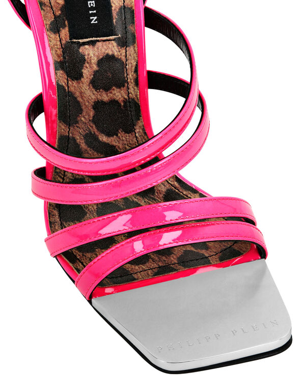 Patent Leather Sandals Hi-Heels