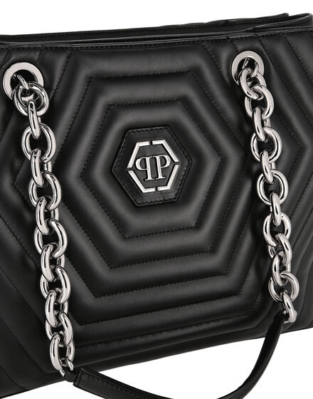 Nappa Shoulder Bag Hexagon