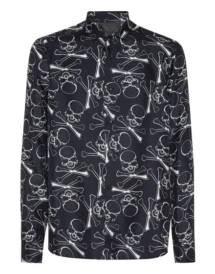 Silk Dandy Shirt Skull&Bones