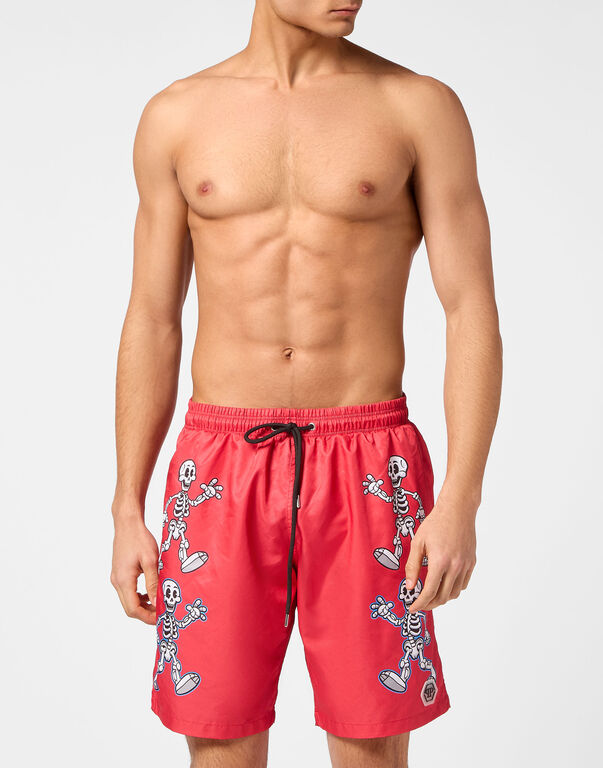Swim Boxer Skeleton