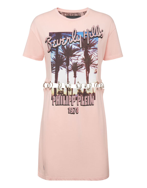 T-Shirt Short Dresses Pink paradise