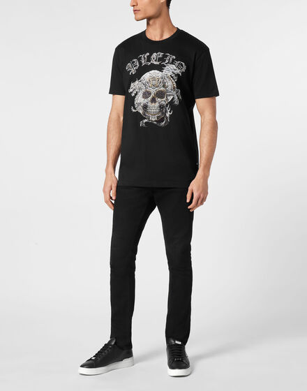 T-shirt Round Neck SS Stones Skull T-shirt Round Neck SS Stones Skull